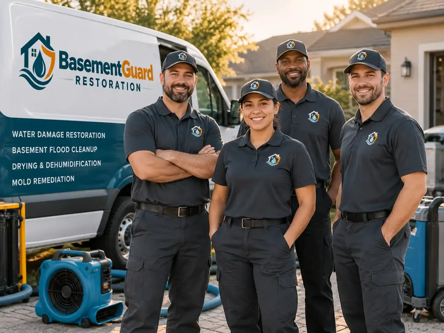 Basement Water Damage Restoration company in Evansville, WY